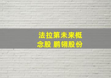 法拉第未来概念股 鹏翎股份